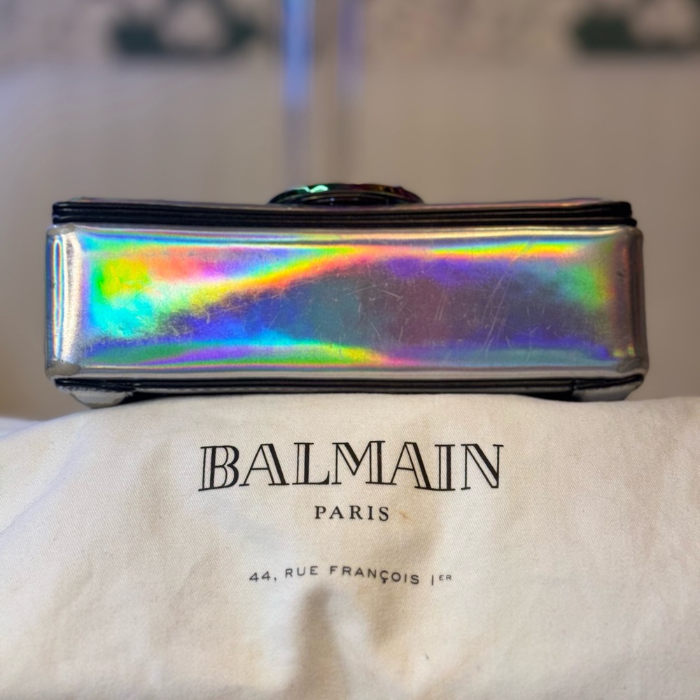 Balmain Authentic Iridescent Mini Bag RARE! - Picture 9 of 12